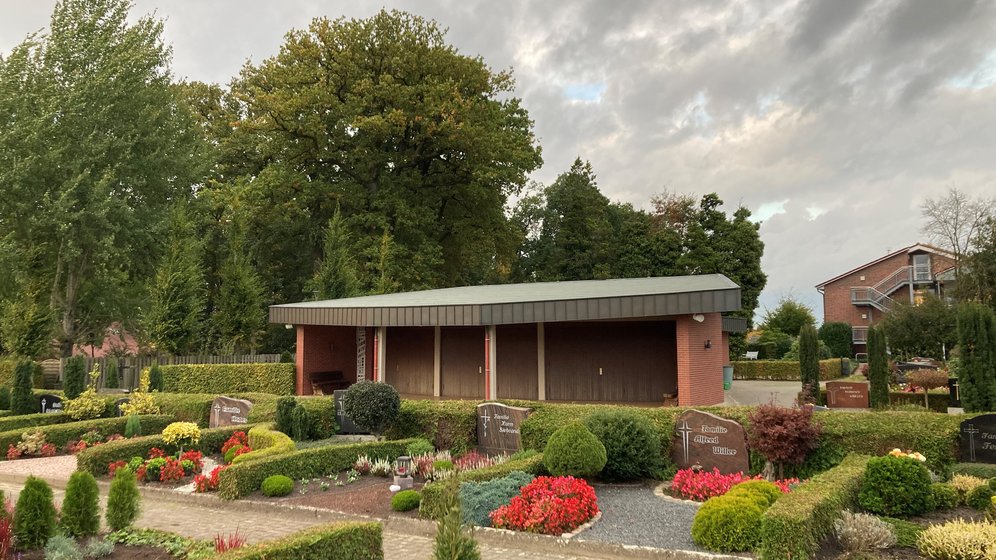 Ein Foto des Friedhofes in Altenoythe